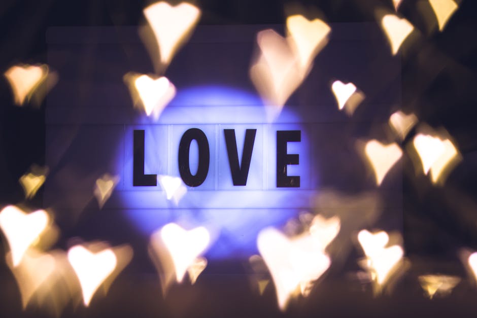 Marquee letter display with professional party lights creating dramatic event atmosphere